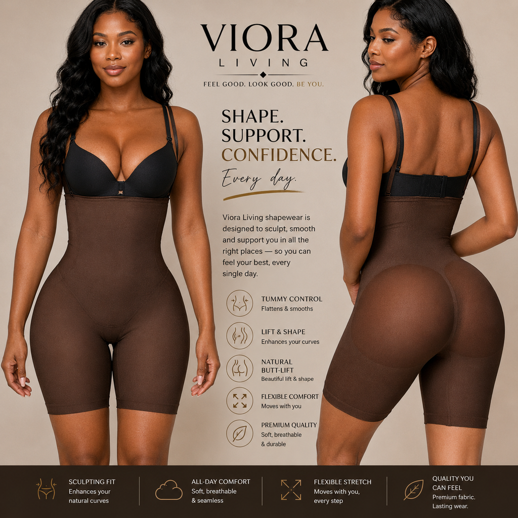 Sculpting Bodysuit — Tummy Control & Butt Lift Shaper