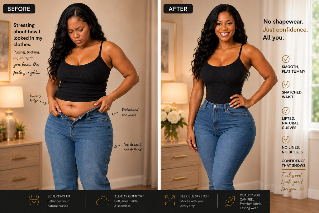 Sculpting Bodysuit — Tummy Control & Butt Lift Shaper
