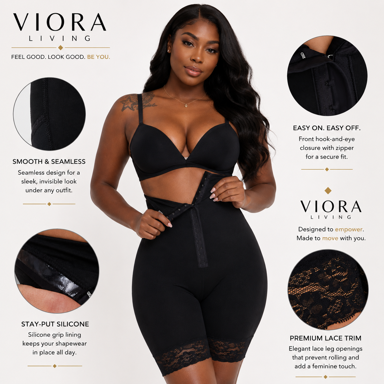 Lover Beauty Plus Shapewear Workout Waist Trainer Corset Butt Belly
