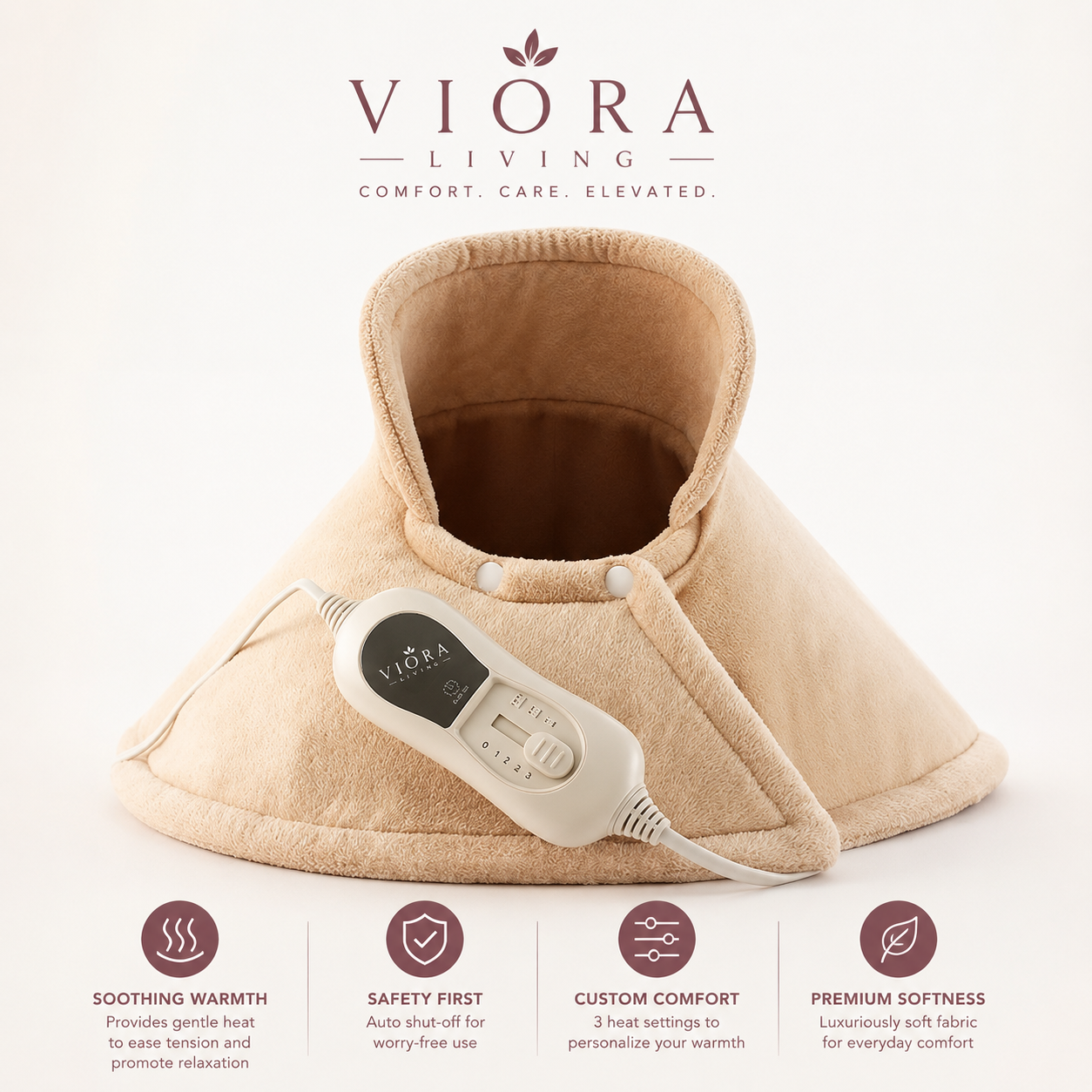 Viora Heat Relief Neck & Shoulder Wrap
